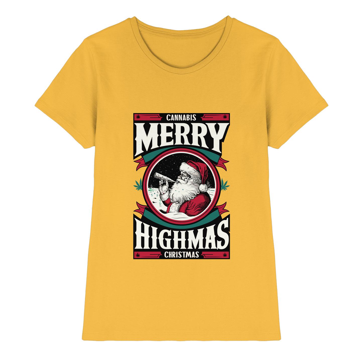 Cannabis Highmas - Ladies Premium Shirt