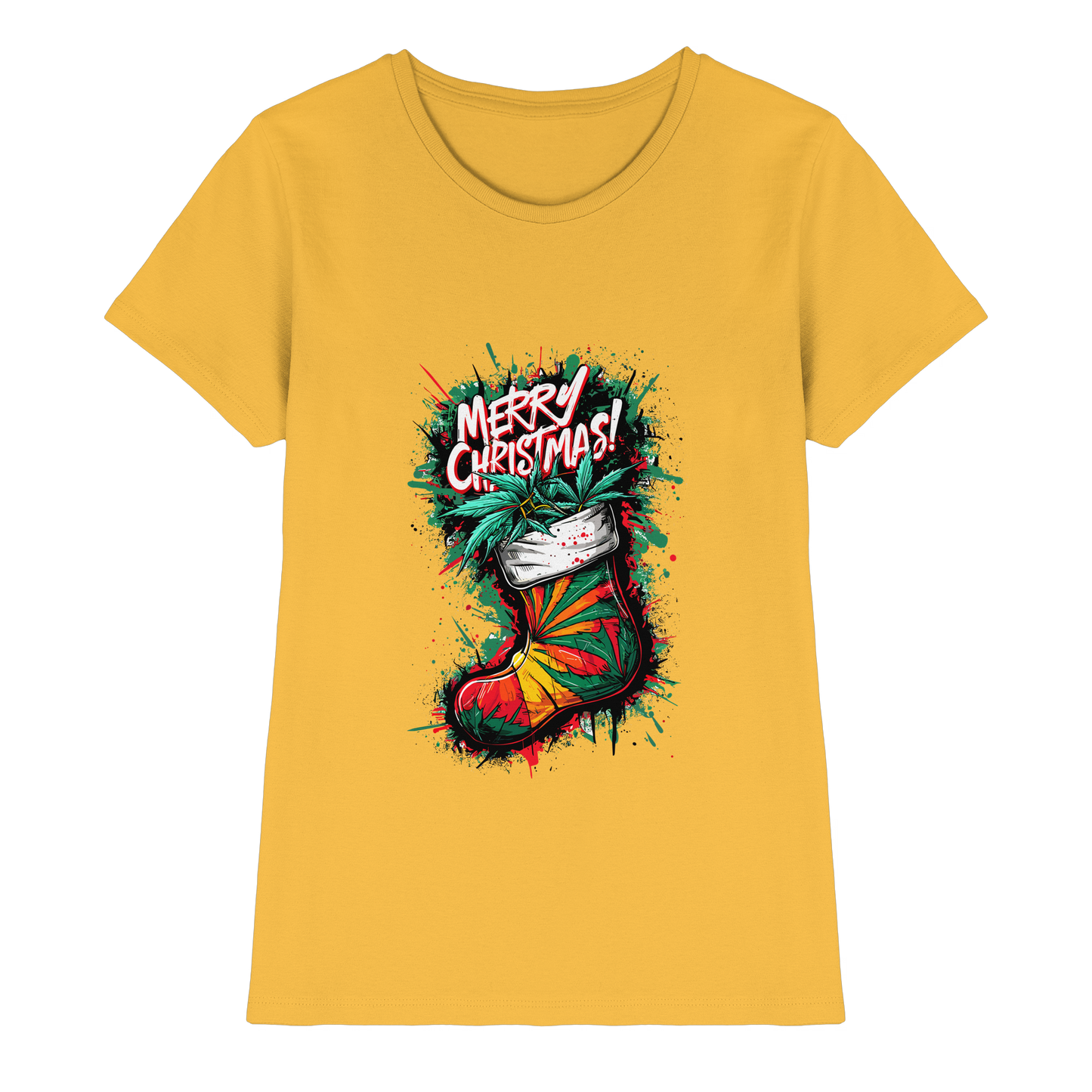 Christmas Boots - Ladies Premium Shirt