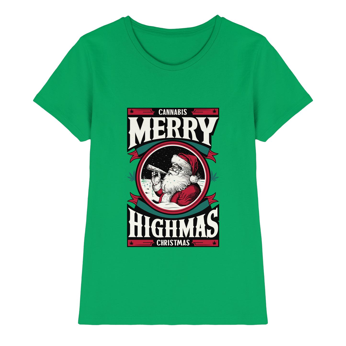 Cannabis Highmas - Ladies Premium Shirt