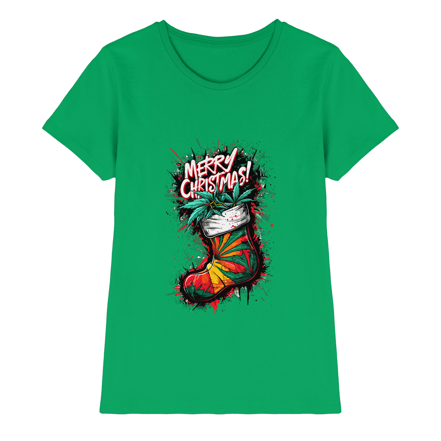 Christmas Boots - Ladies Premium Shirt