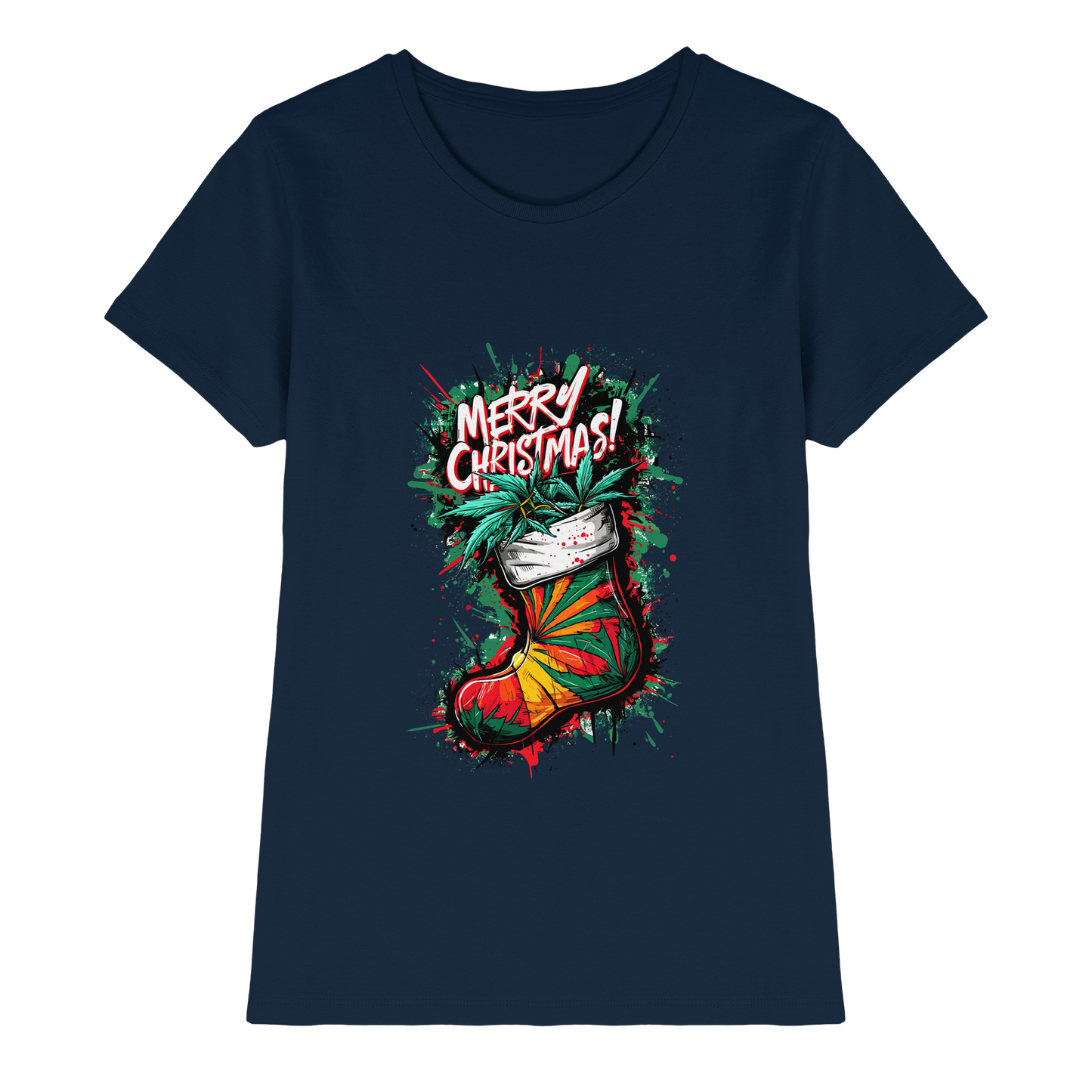 Christmas Boots - Ladies Premium Shirt