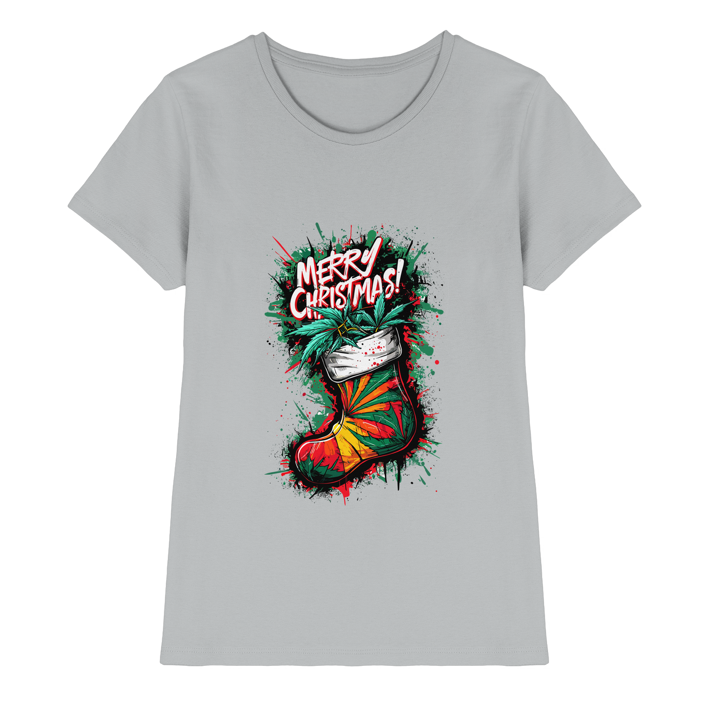 Christmas Boots - Ladies Premium Shirt