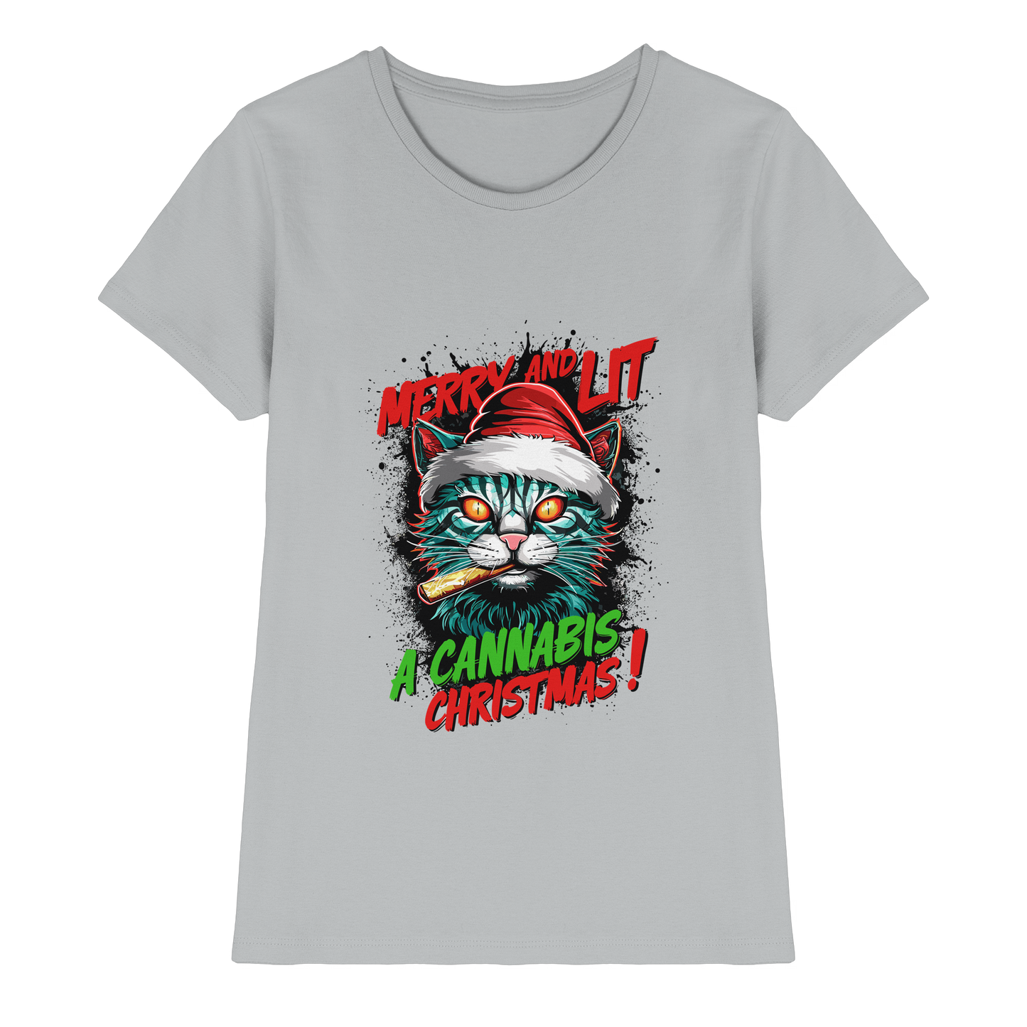 Cannabis Christmas - Ladies Premium Shirt