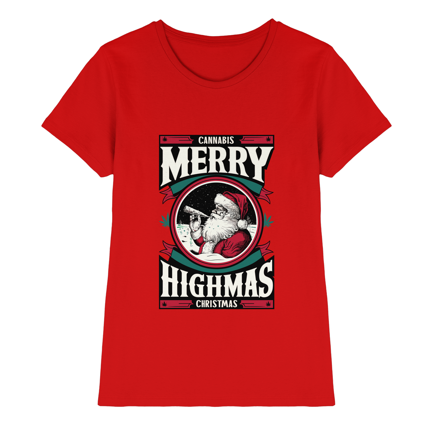 Cannabis Highmas - Ladies Premium Shirt