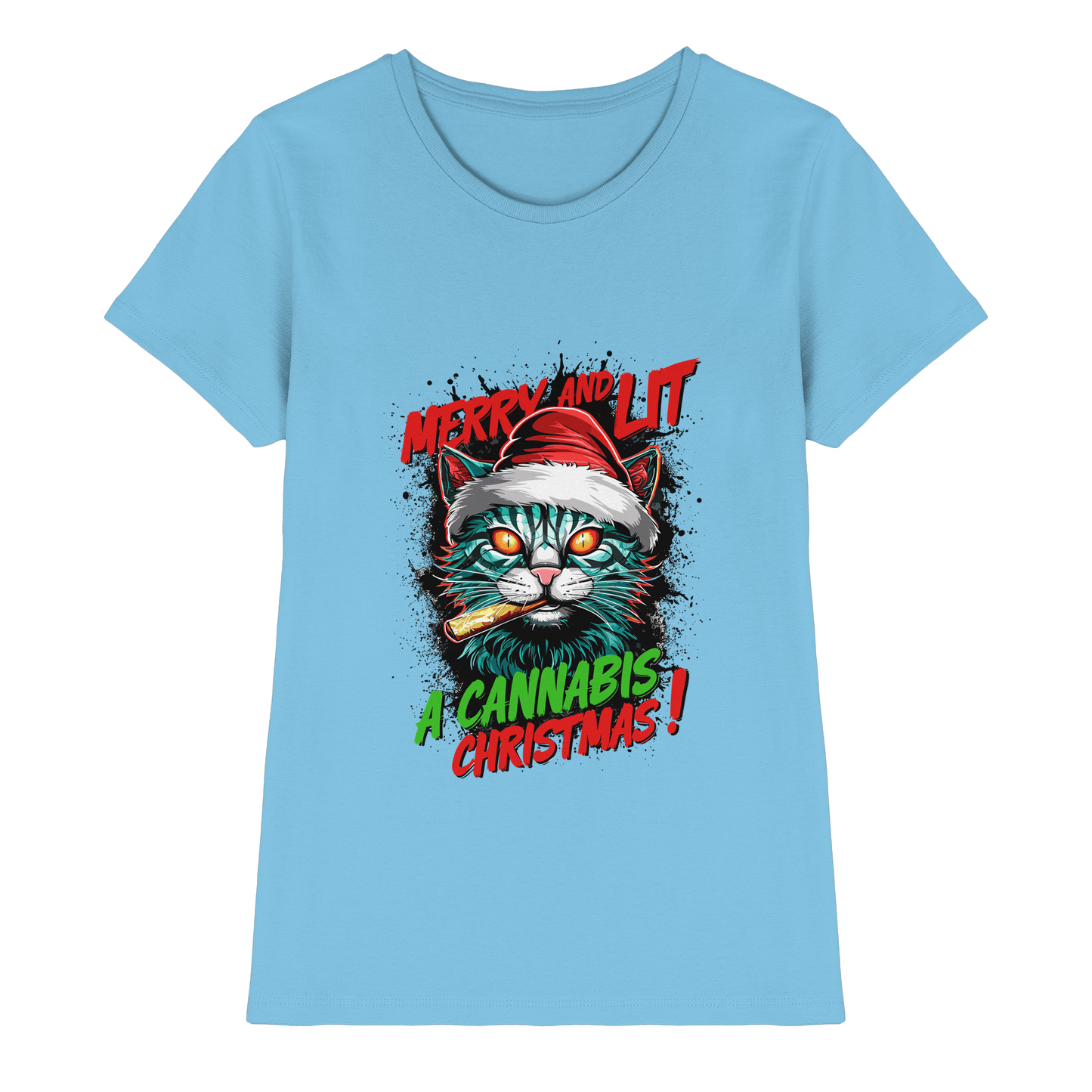 Cannabis Christmas - Ladies Premium Shirt
