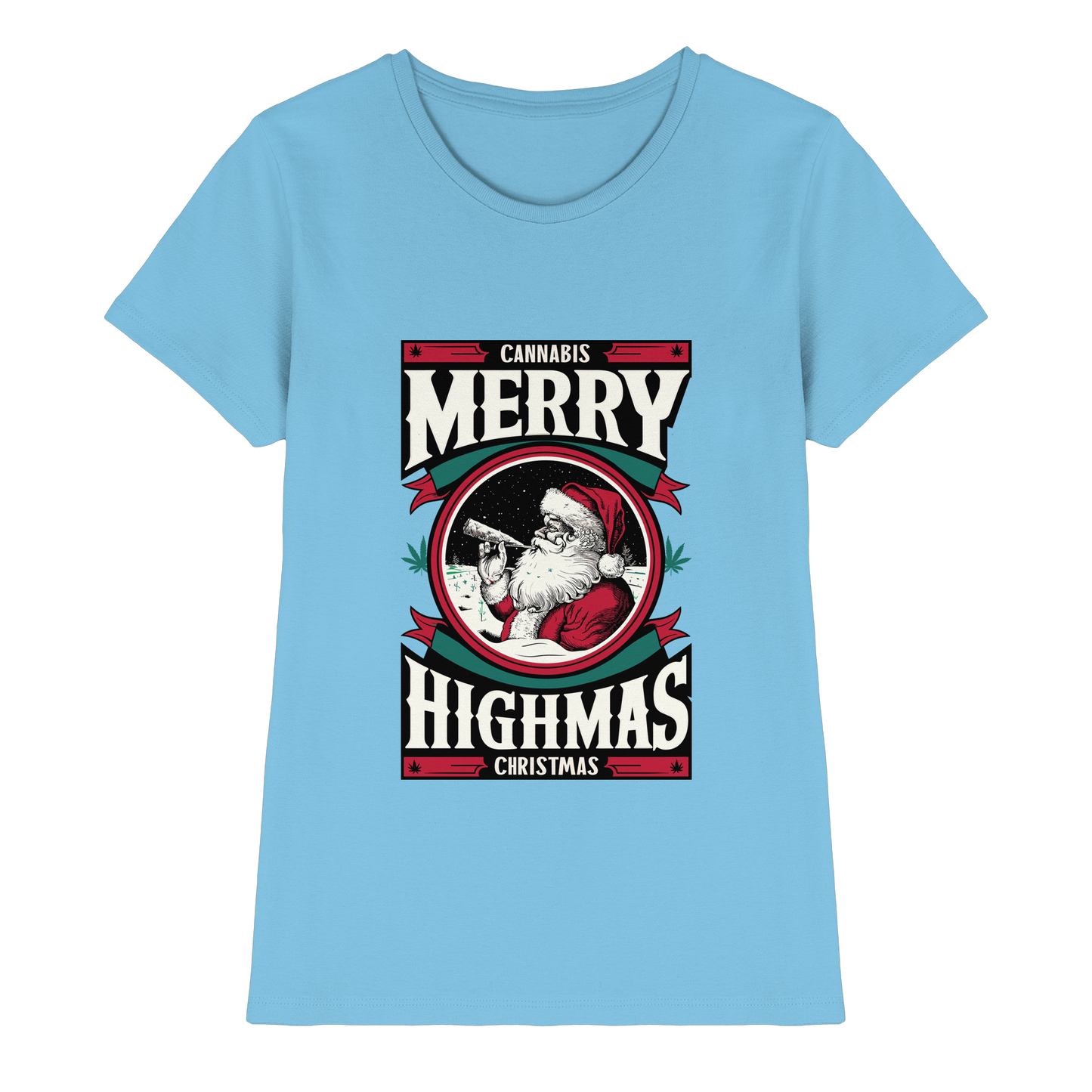Cannabis Highmas - Ladies Premium Shirt
