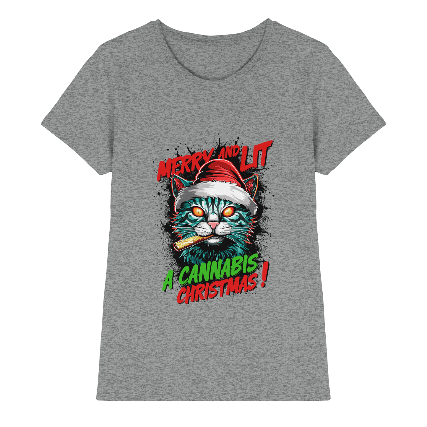 Cannabis Christmas - Ladies Premium Shirt