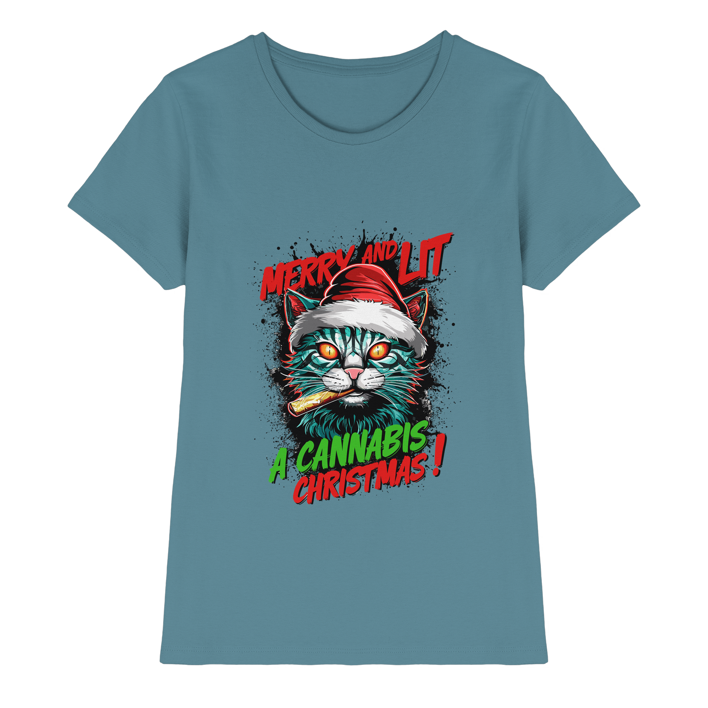 Cannabis Christmas - Ladies Premium Shirt