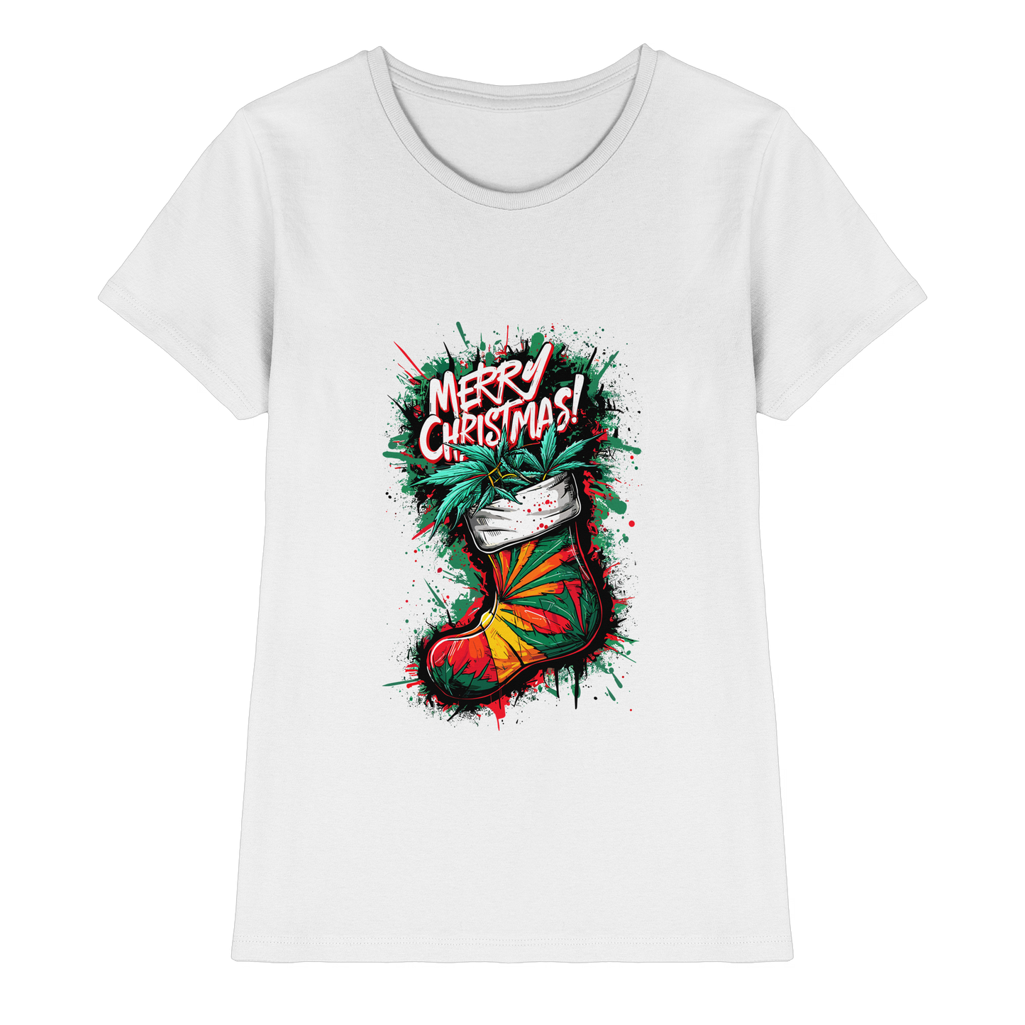 Christmas Boots - Ladies Premium Shirt