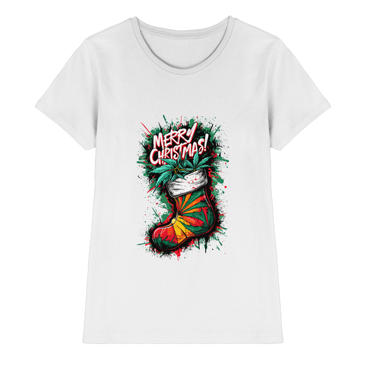 Christmas Boots - Ladies Premium Shirt