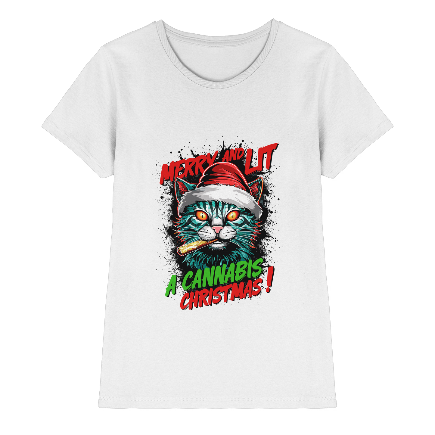 Cannabis Christmas - Ladies Premium Shirt
