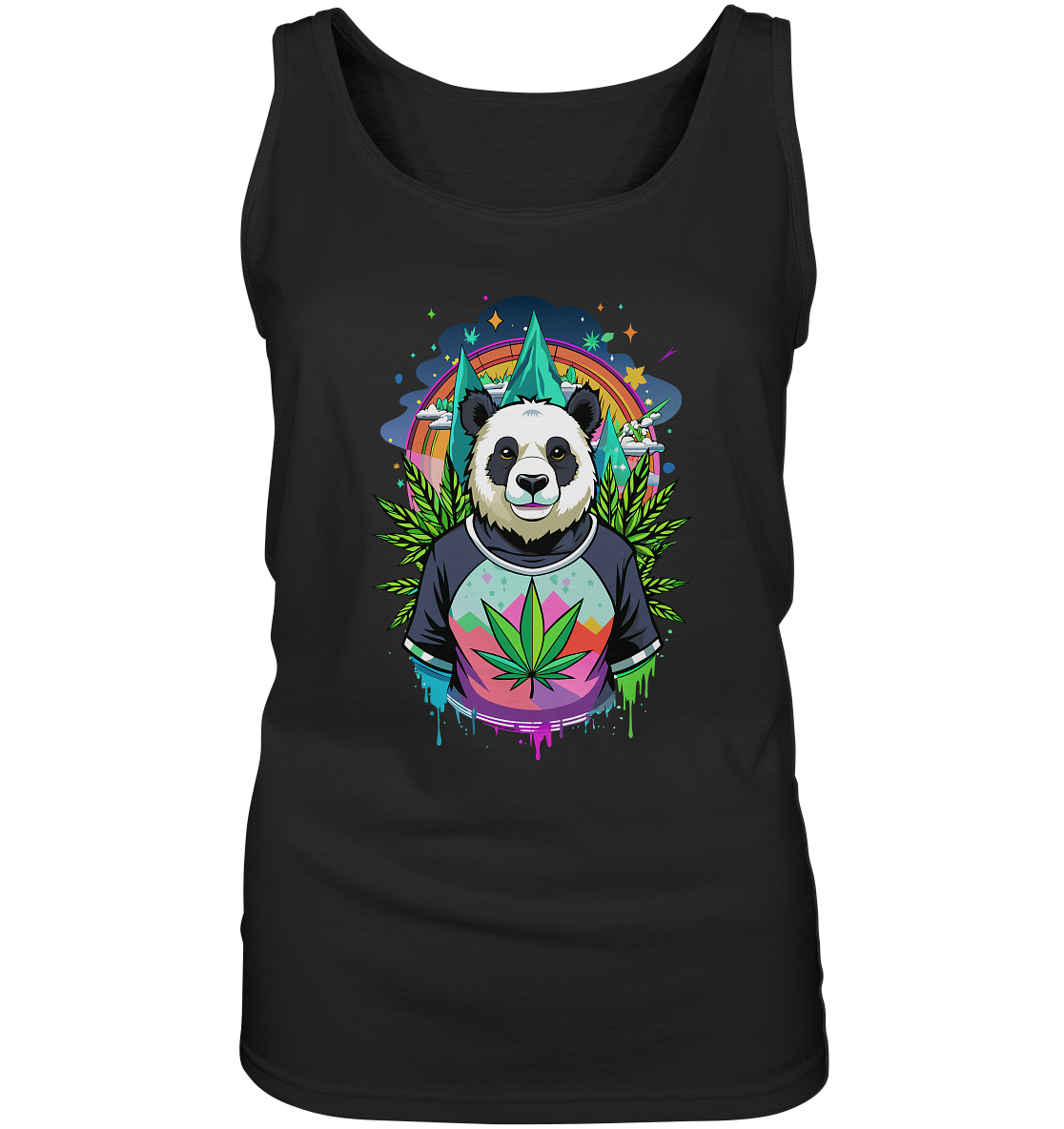 Panda Bear - Ladies Tank-Top