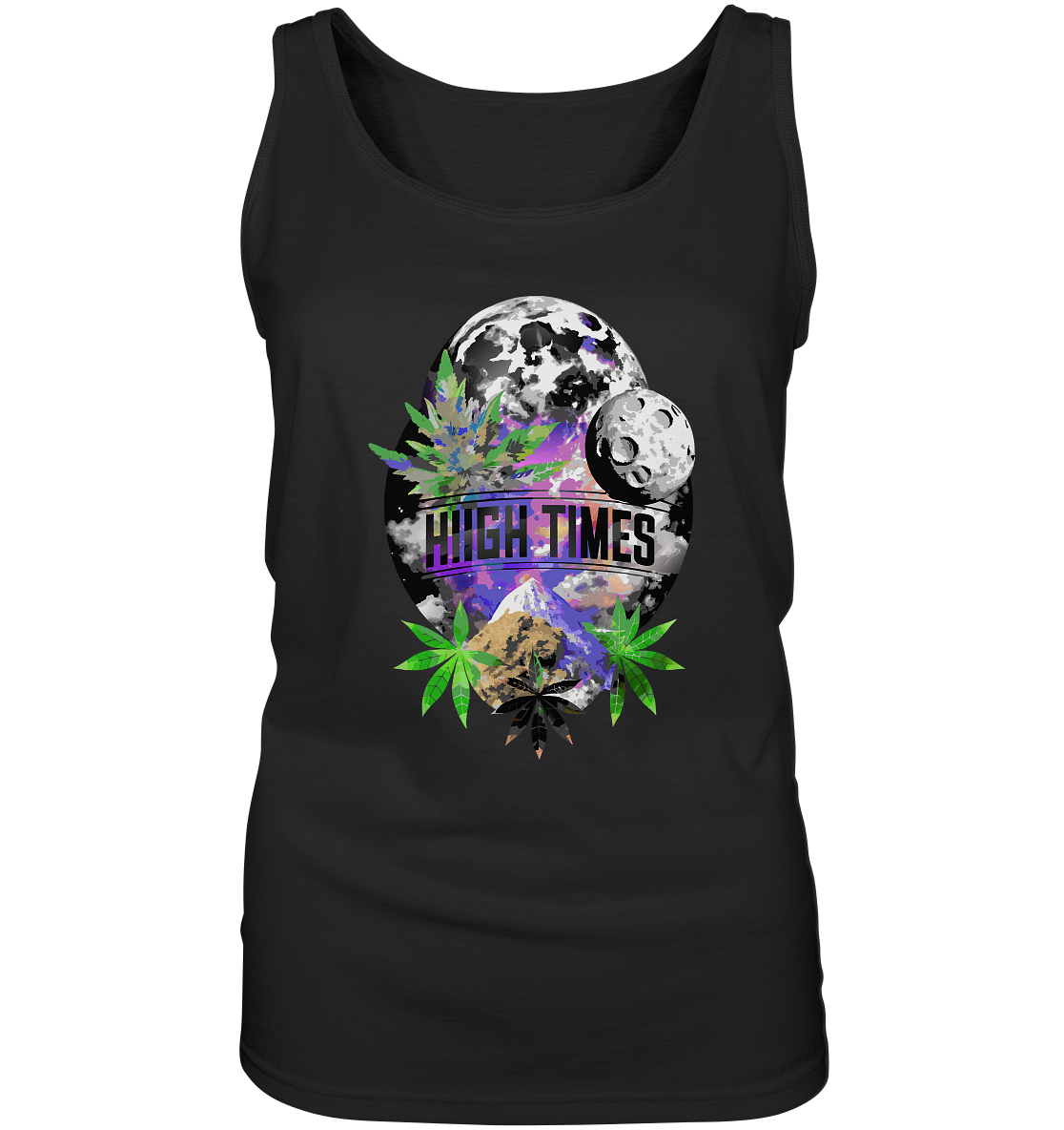 High Times Moon - Ladies Tank-Top