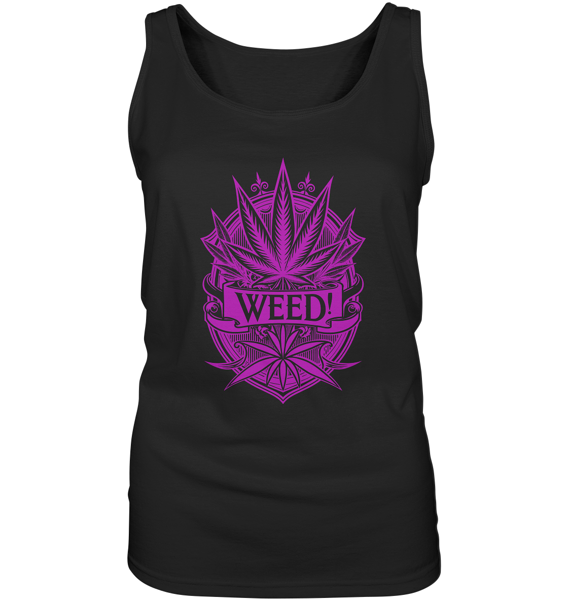 Pink Weed - Ladies Tank-Top