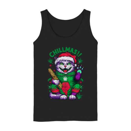 Chillmas Cat - Ladies Tank-Top