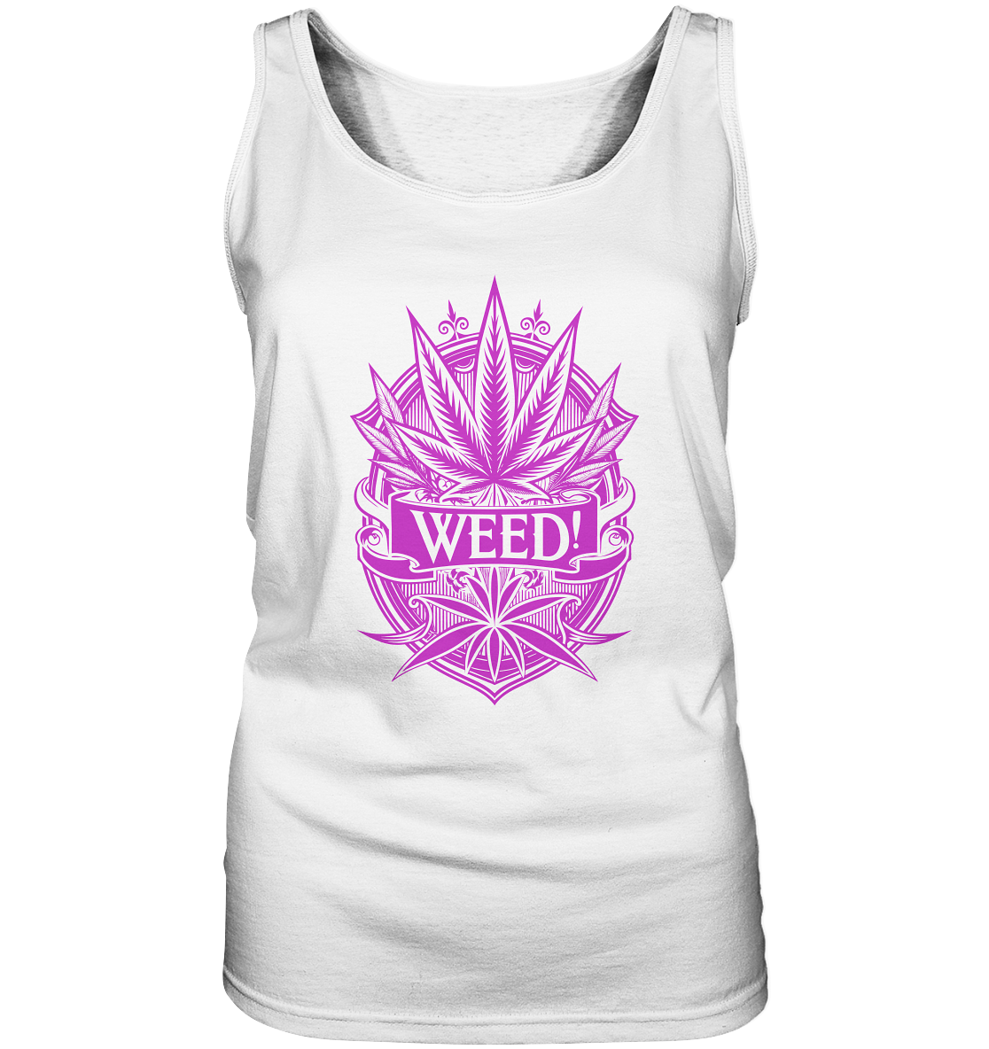 Pink Weed - Ladies Tank-Top