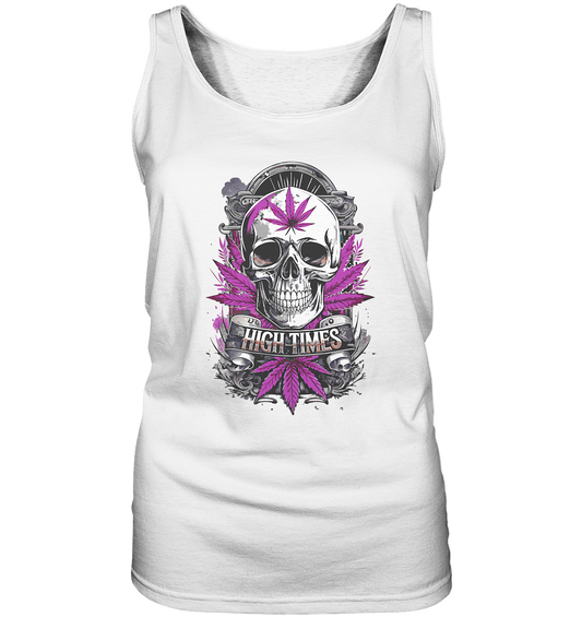 High Times Skull Purple - Ladies Tank-Top