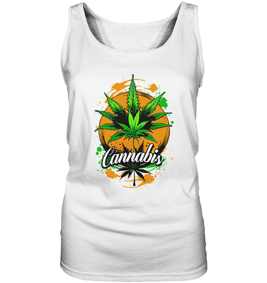 Orange Cannabis - Ladies Tank-Top