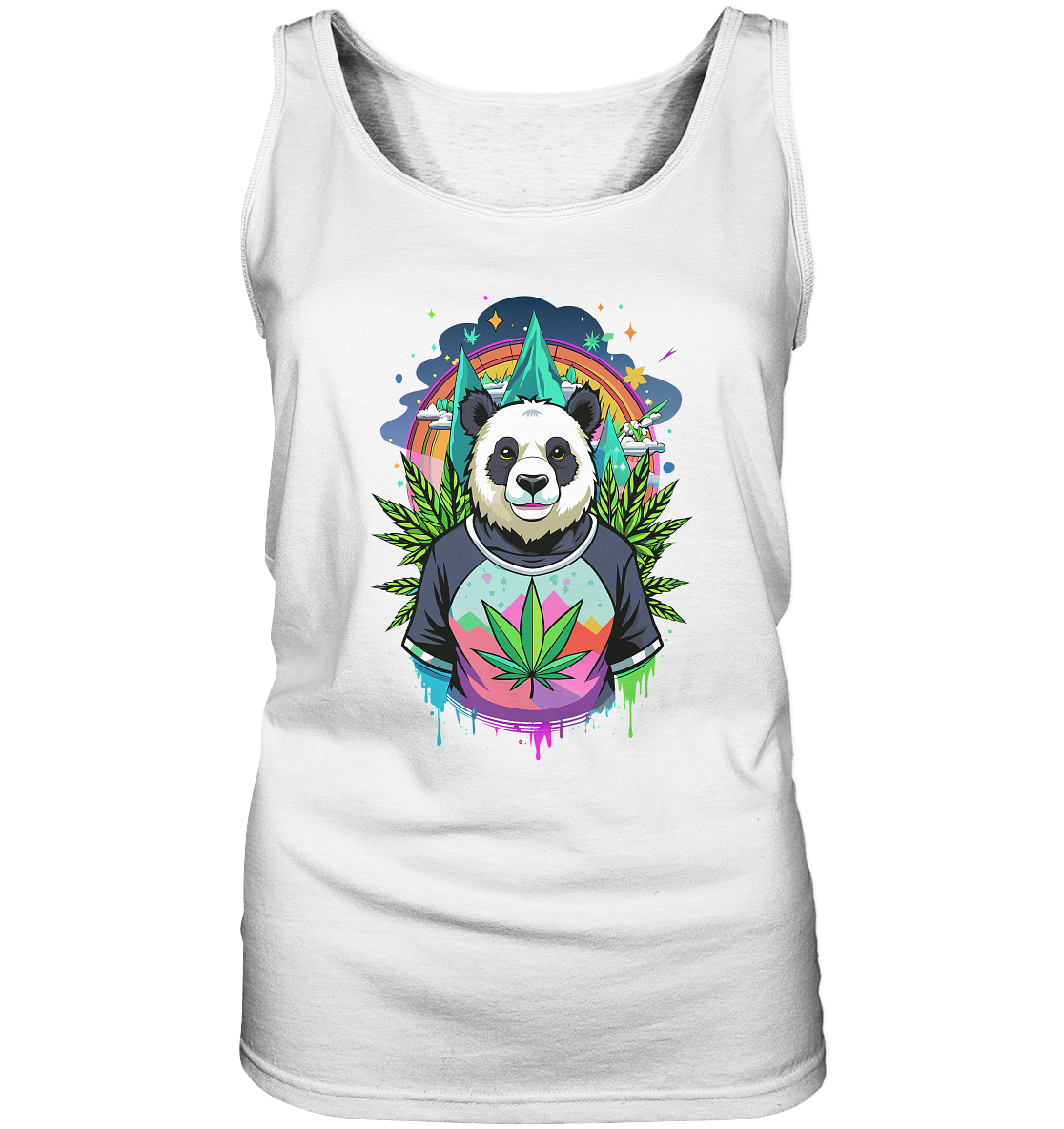 Panda Bear - Ladies Tank-Top