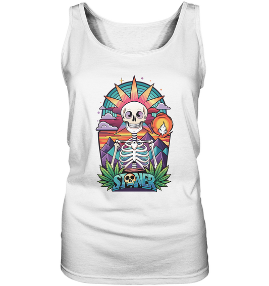 Color Stoner Skeleton - Ladies Tank-Top