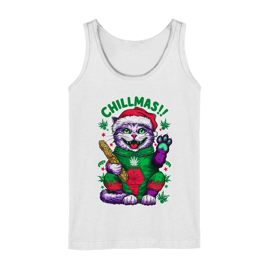 Chillmas Cat - Ladies Tank-Top