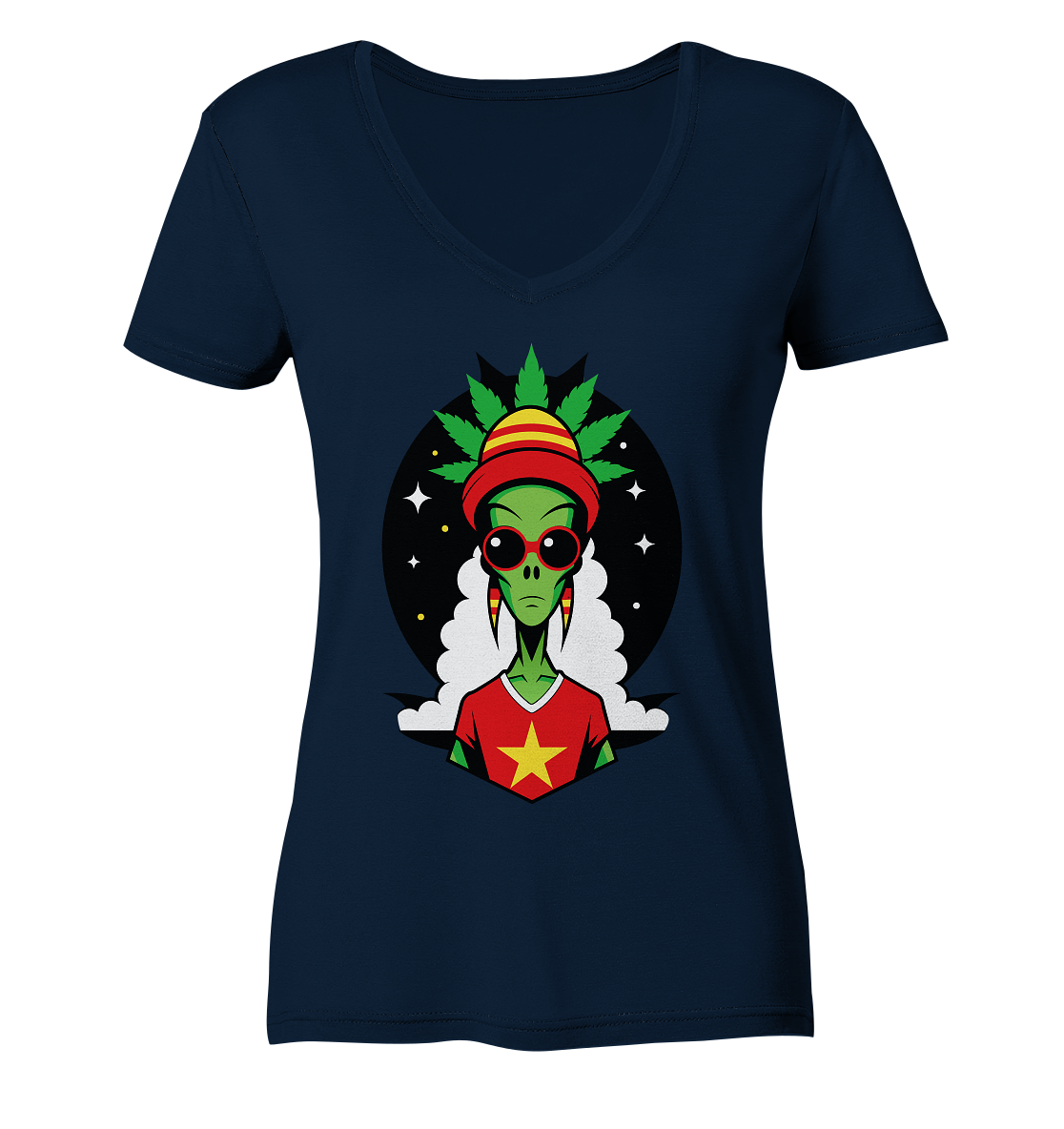 Alien - Ladies V-Neck Shirt