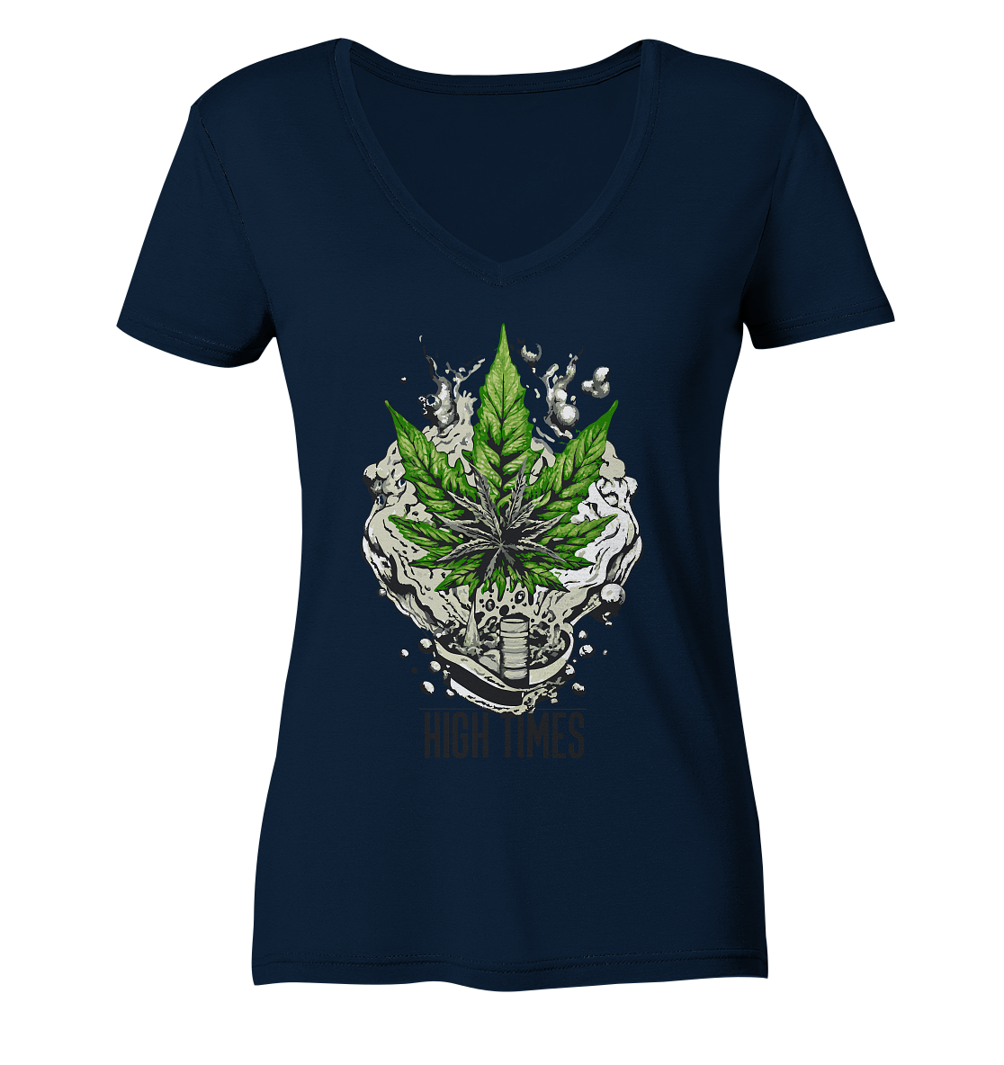 High Times Rocks - Ladies V-Neck Shirt