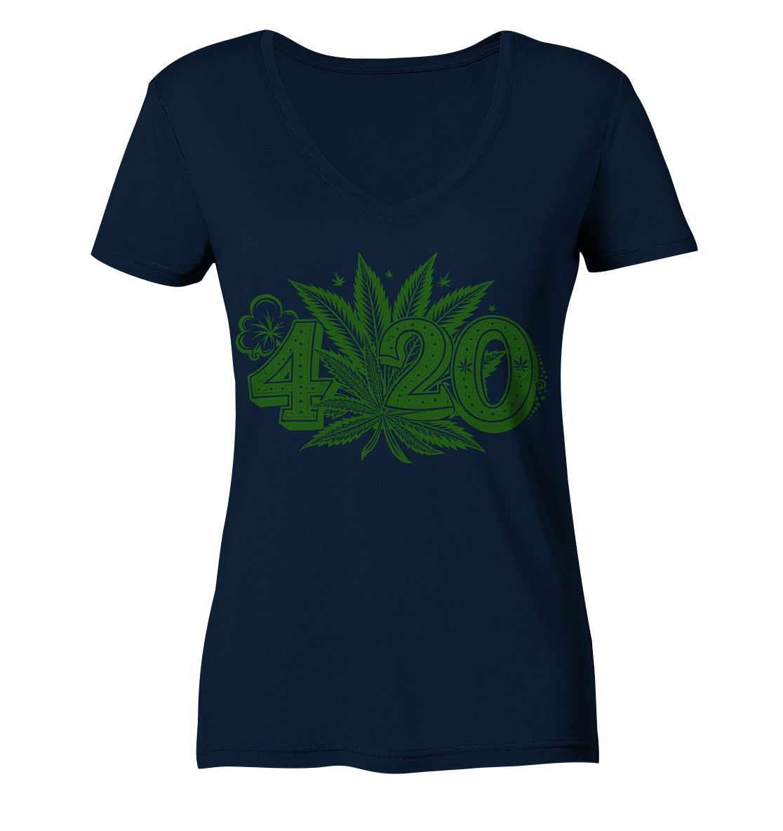 420 - Ladies V-Neck Shirt