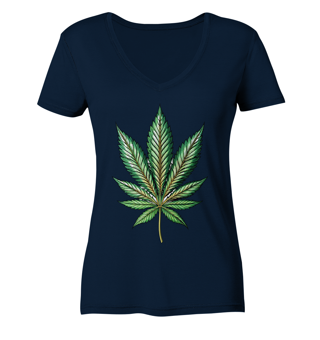 Leaf - Ladies V-Neck Shirt