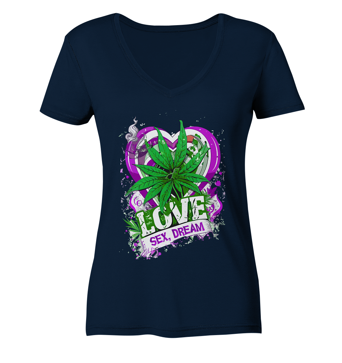 Love S#X Dream - Ladies V-Neck Shirt