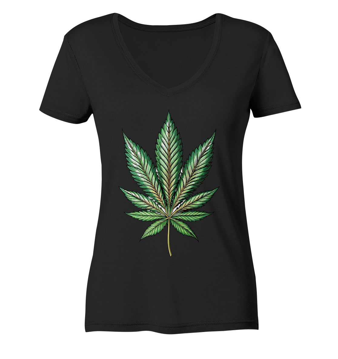 Leaf - Ladies V-Neck Shirt