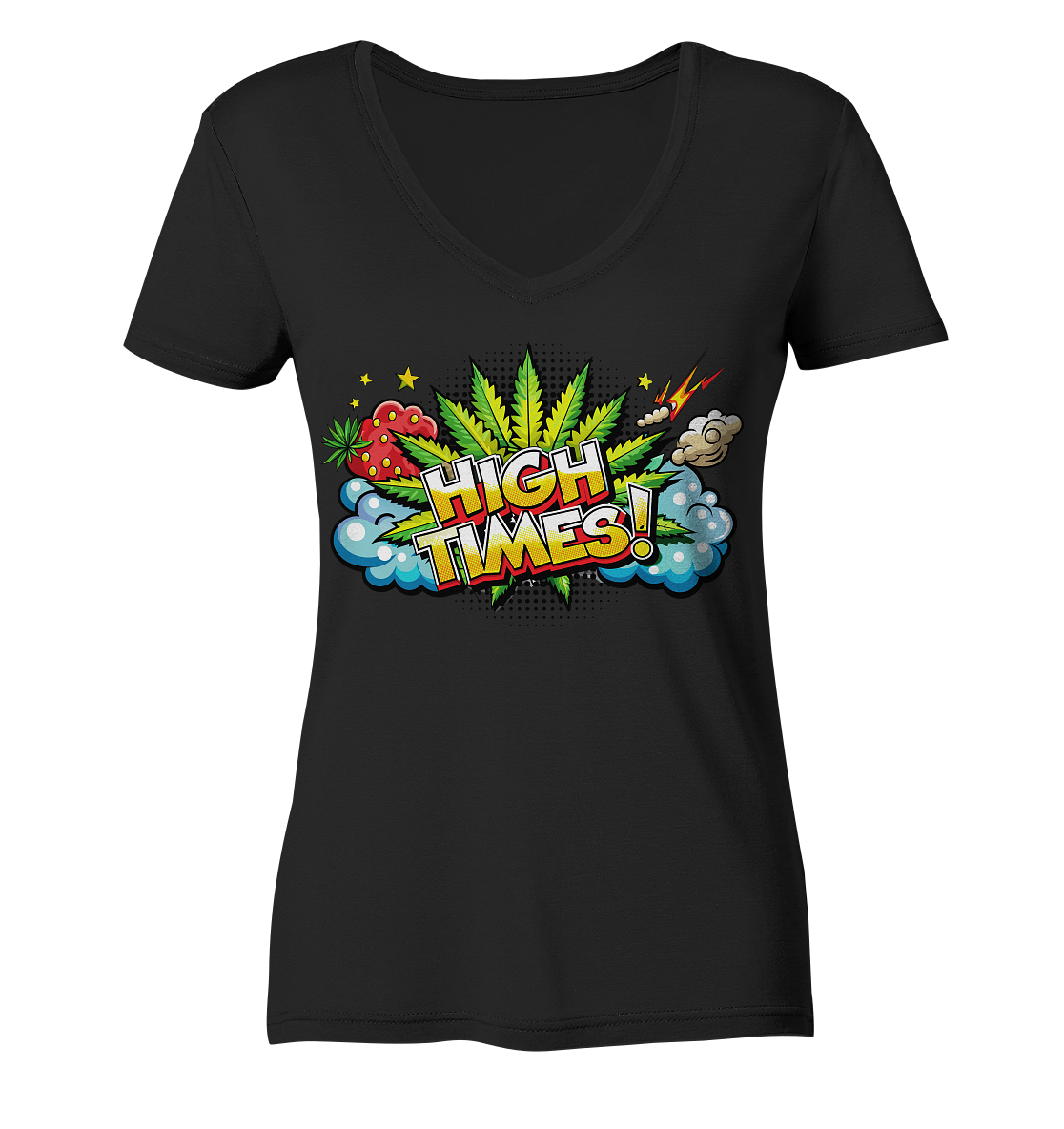 High Times - Ladies V-Neck Shirt