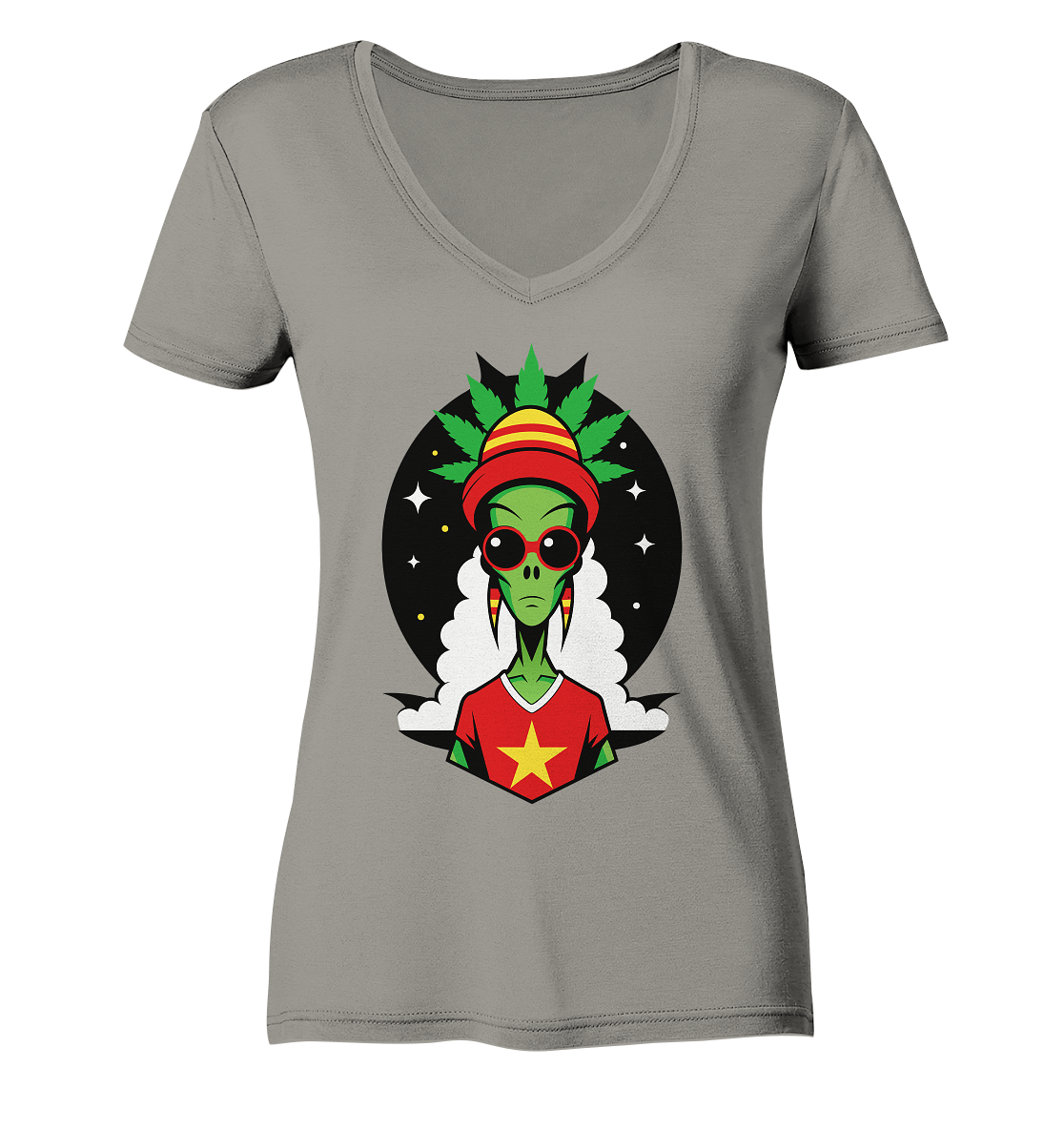 Alien - Ladies V-Neck Shirt