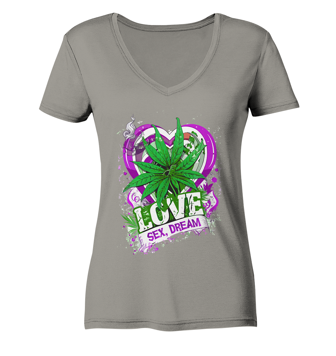 Love S#X Dream - Ladies V-Neck Shirt