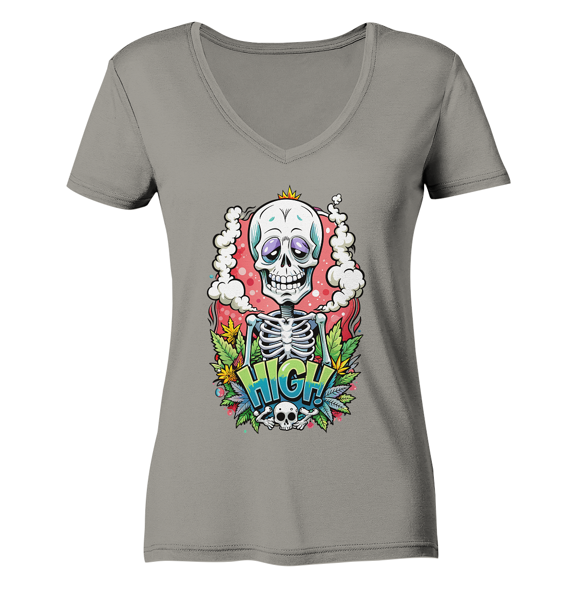 High Skelekton - Ladies V-Neck Shirt