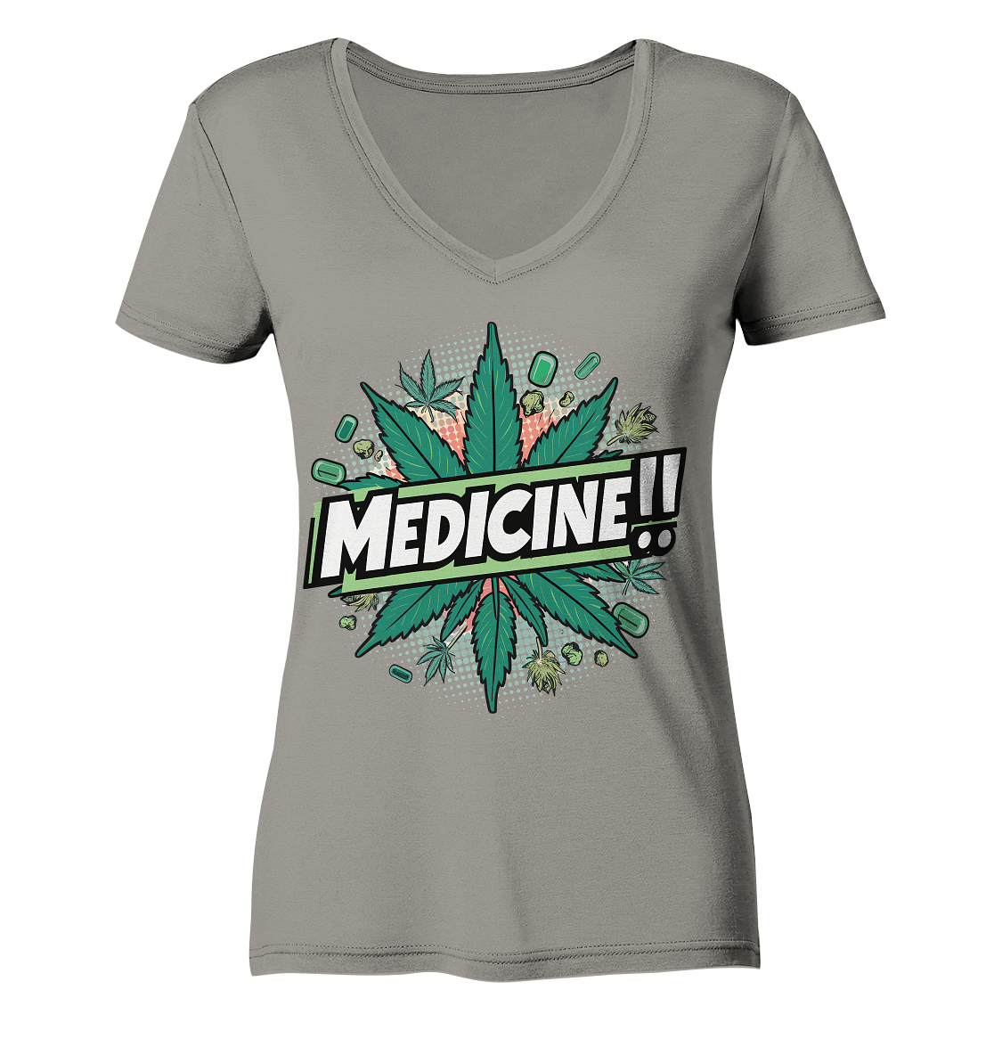 Medicine - Ladies V-Neck Shirt