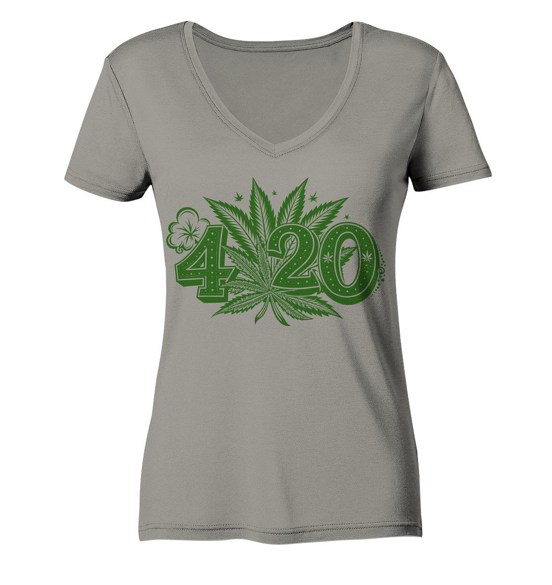 420 - Ladies V-Neck Shirt