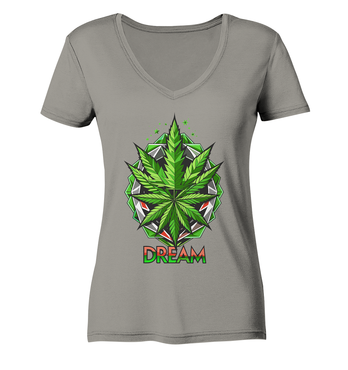 Dream Leaf - Ladies V-Neck Shirt