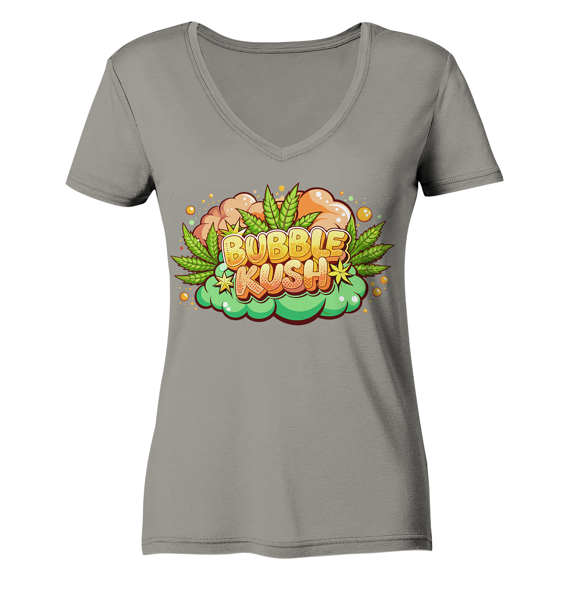 Bubble Kush - Ladies V-Neck Shirt