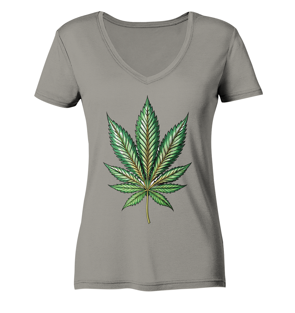 Leaf - Ladies V-Neck Shirt