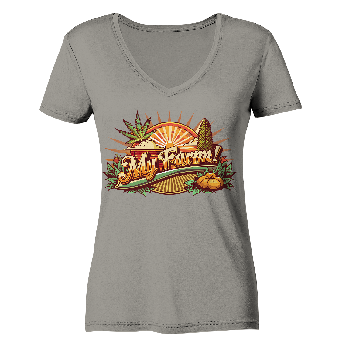 My Farm - Ladies V-Neck Shirt