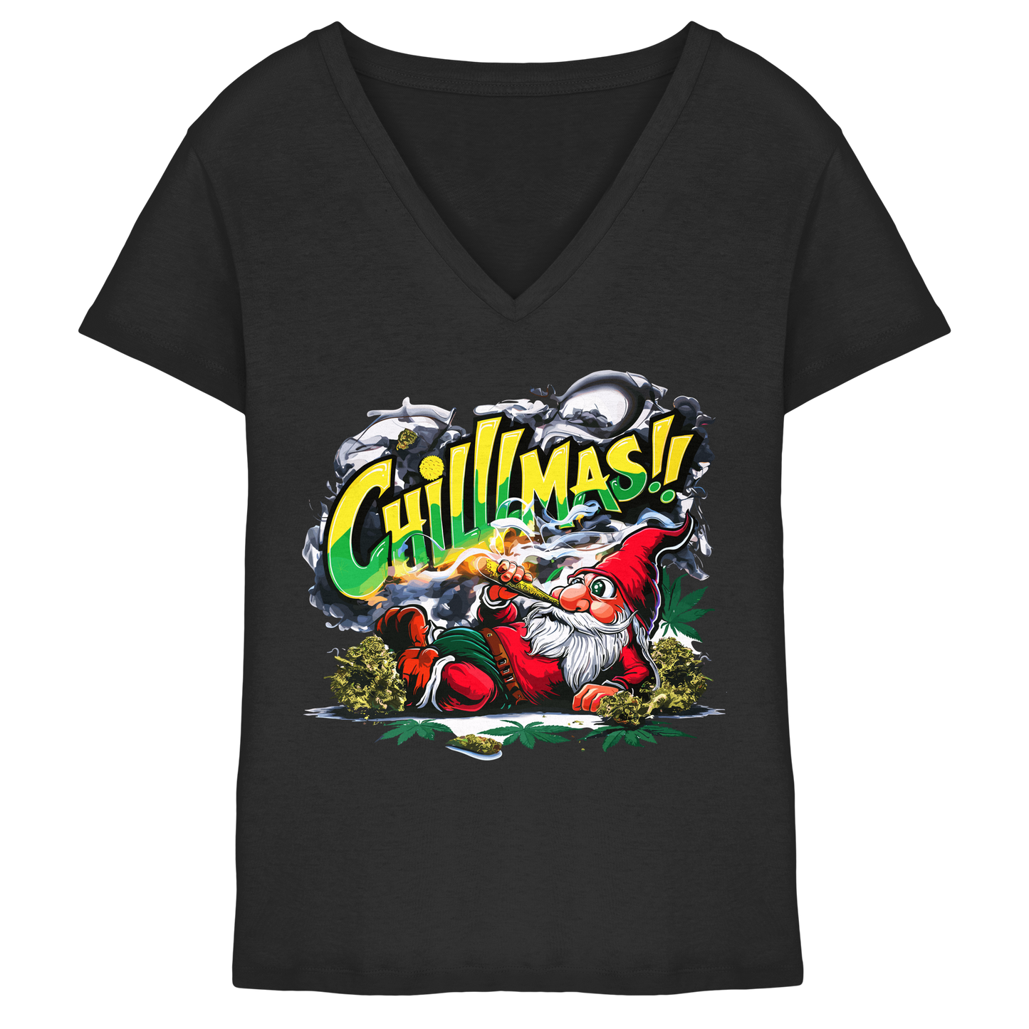 Chillmas - Ladies V-Neck Shirt