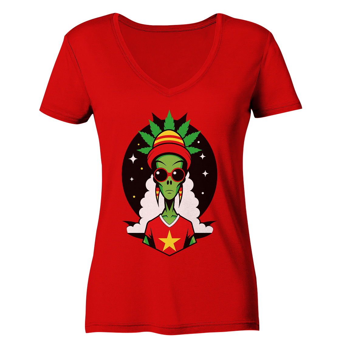 Alien - Ladies V-Neck Shirt