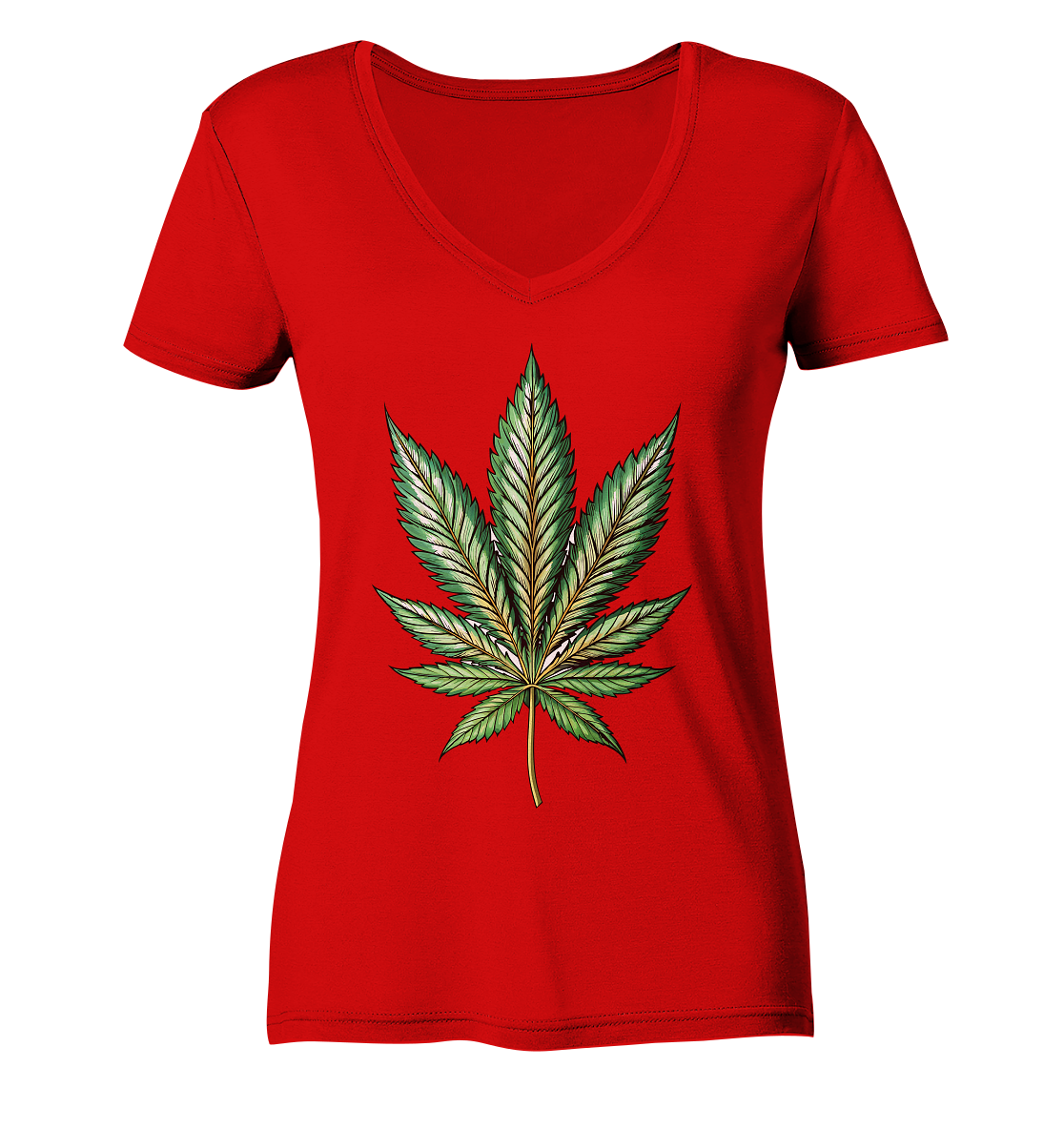 Leaf - Ladies V-Neck Shirt