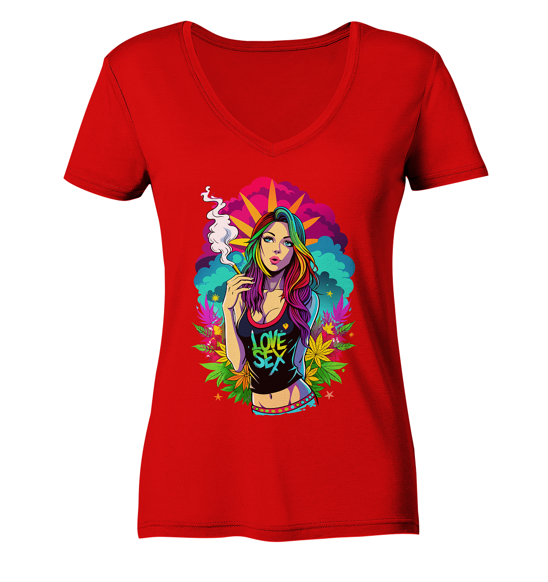 Love S#X - Ladies V-Neck Shirt