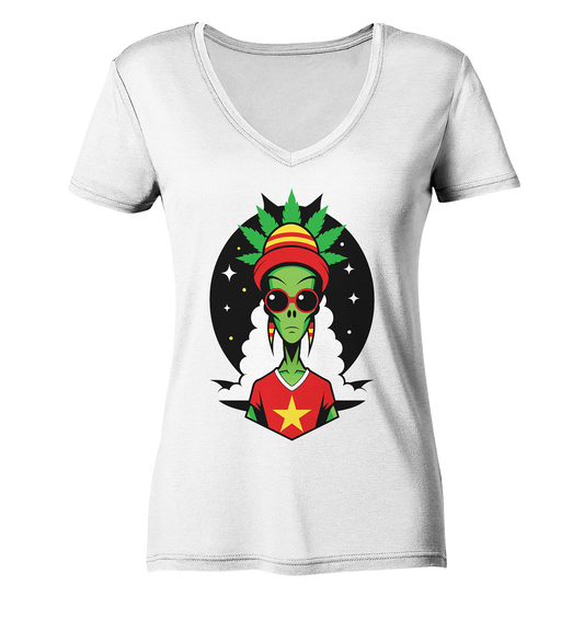 Alien - Ladies V-Neck Shirt