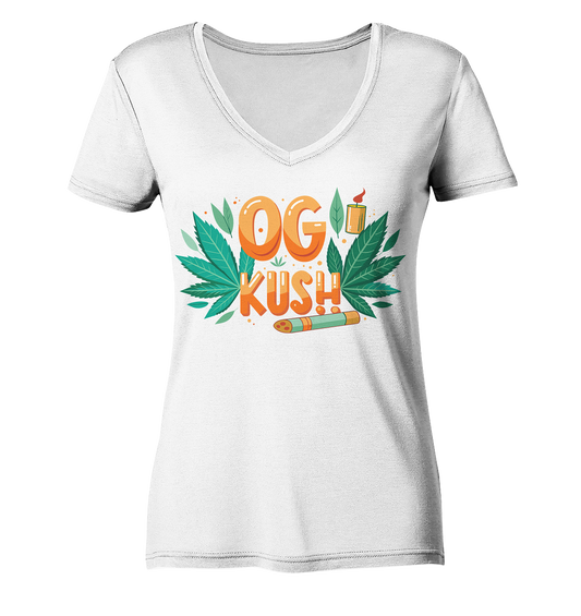 OG Kush - Ladies V-Neck Shirt