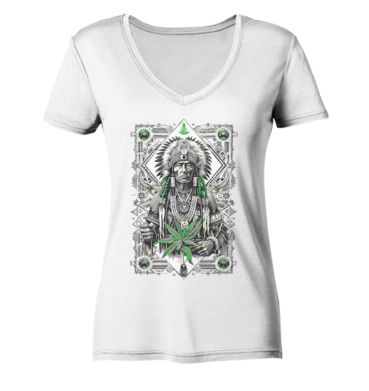 Indian - Ladies V-Neck Shirt