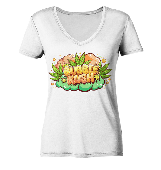 Bubble Kush - Ladies V-Neck Shirt