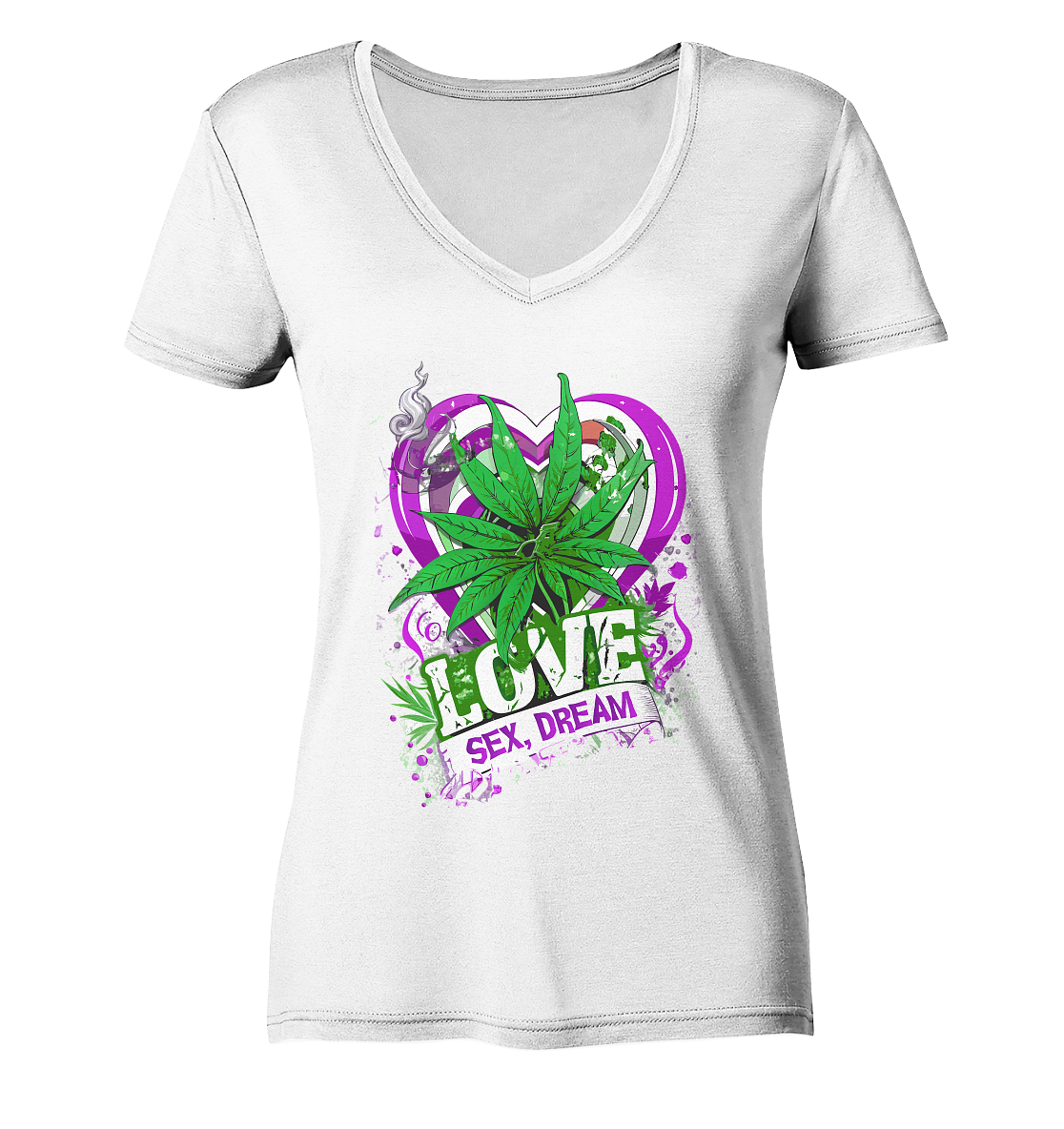 Love S#X Dream - Ladies V-Neck Shirt